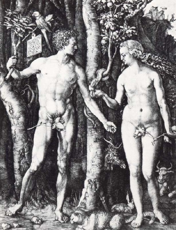 Albrecht Durer Adam and Eve Spain oil painting art